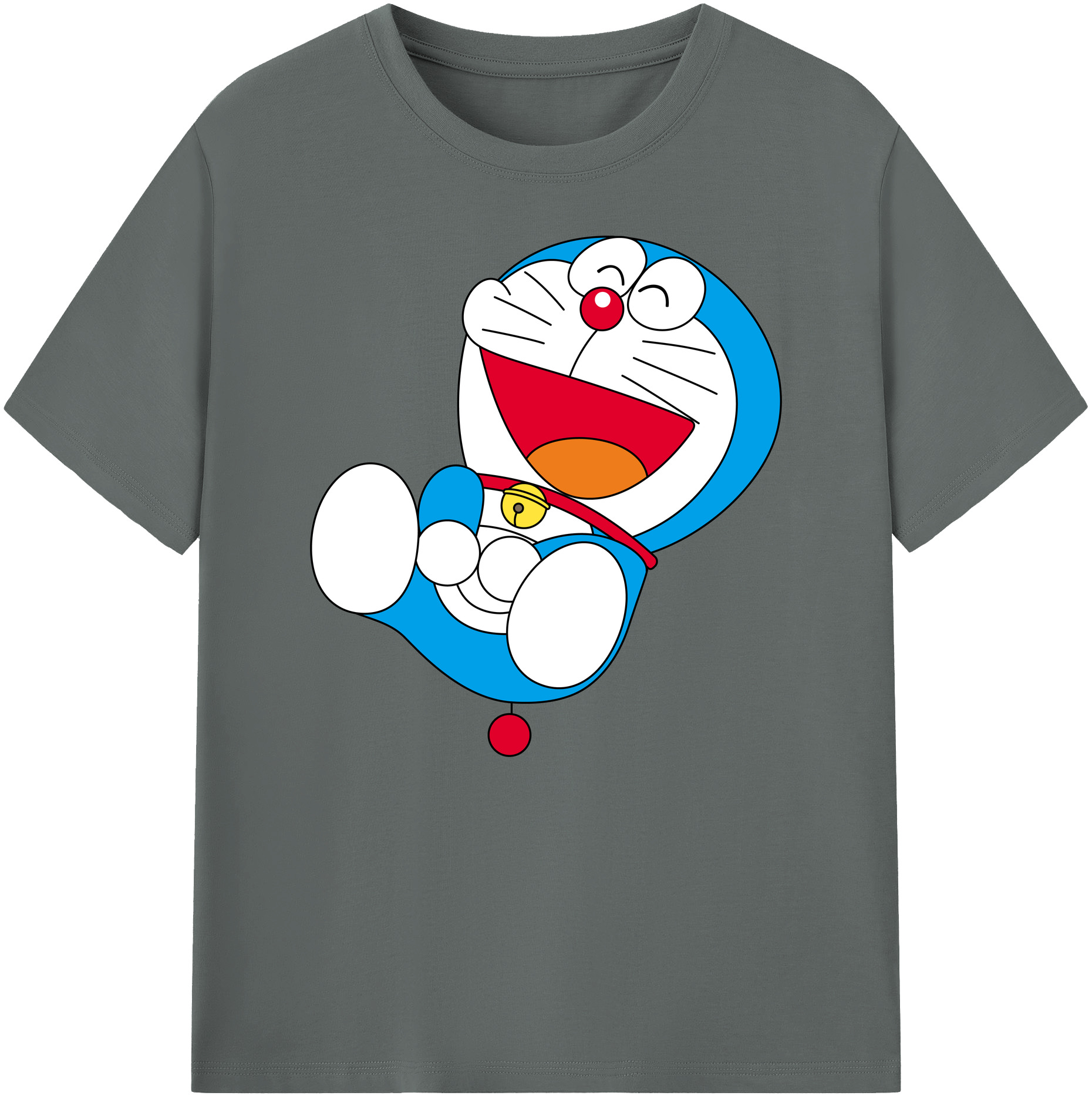 （画像用） ドラえもん Doraemon 綿100％ メンズ半袖Tシャツ｜肌触りやわらか＆通気性